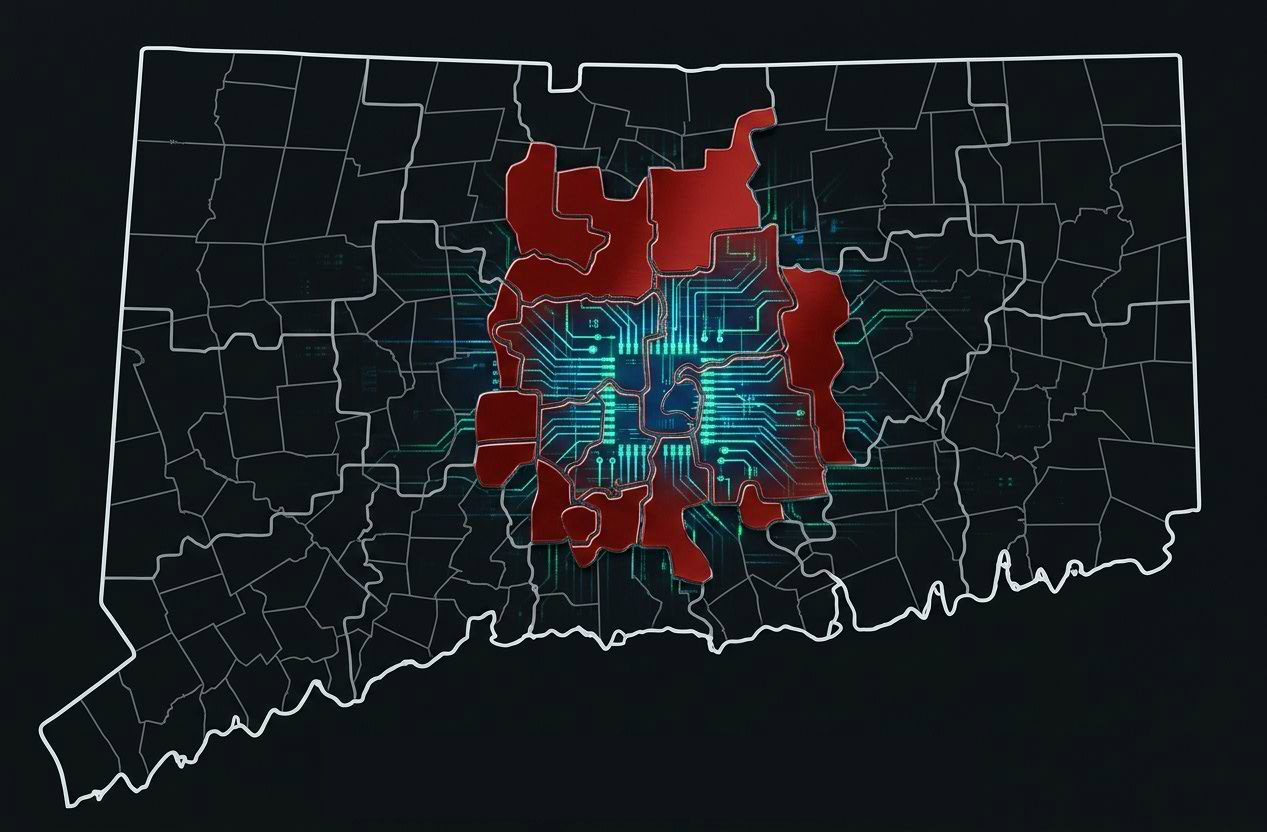Connecticut Service Area Map
